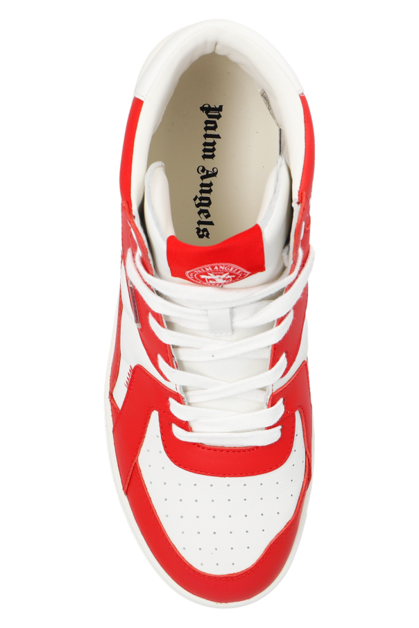 Red the fit is really comfortable once youre n the shoe Palm